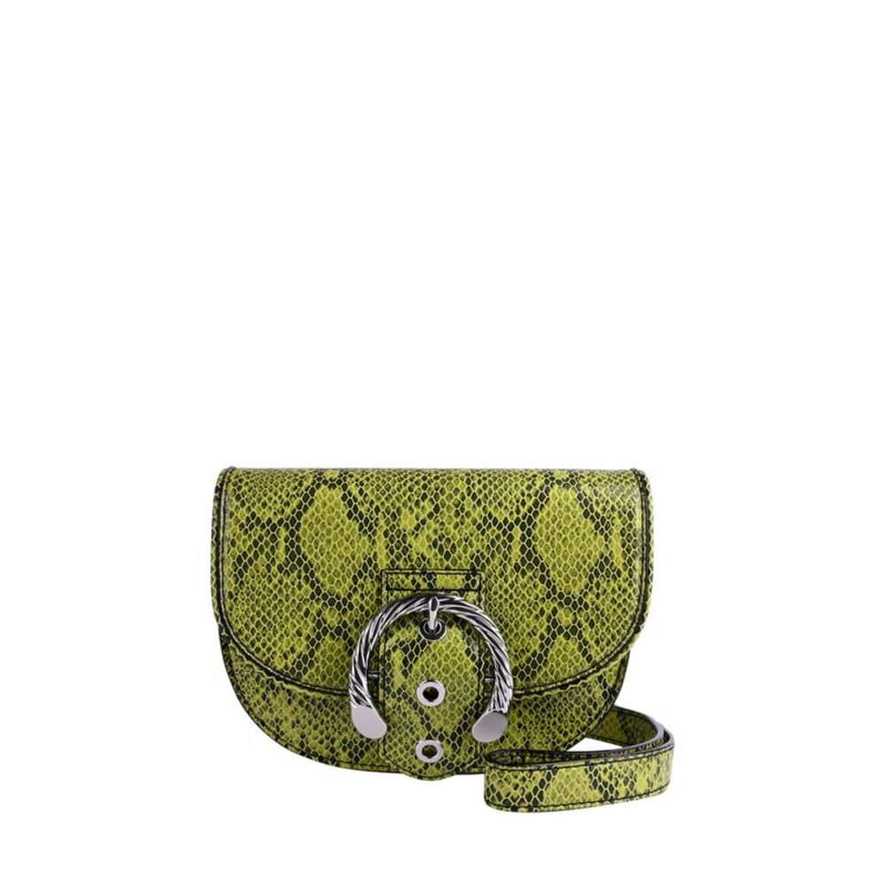CIRCUS BY SAM EDELMAN Women's Green Carmen Buckle Accent Strap Crossbody